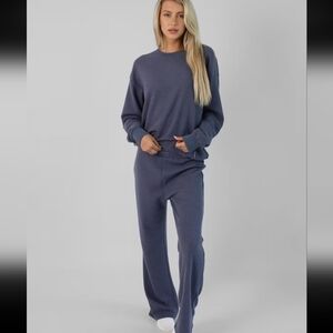 NWT Comfrt Waffle Lounge Matching Set